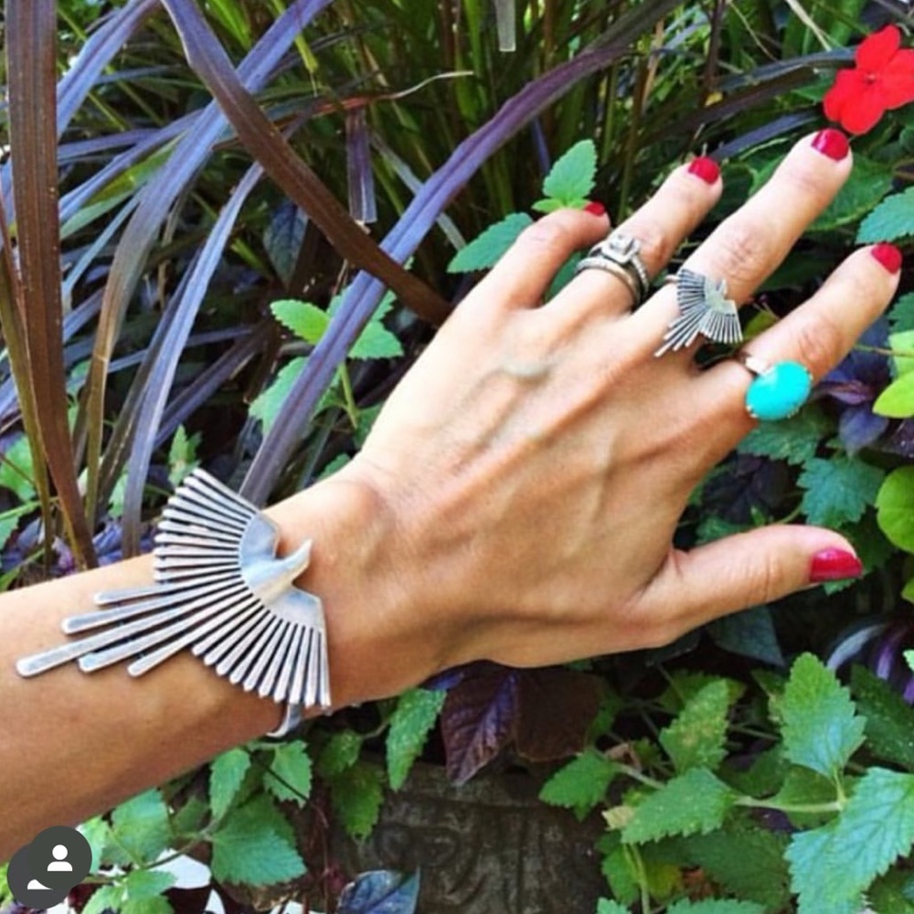Torchlight Jewelry Silver Thunderbird cuff braclet